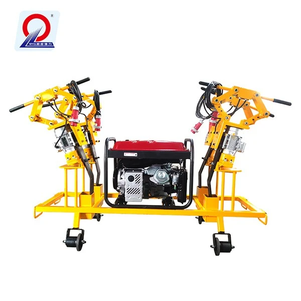 Electrically rail tamper machine